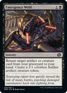 Emergency Weld - The Brothers' War Spoiler