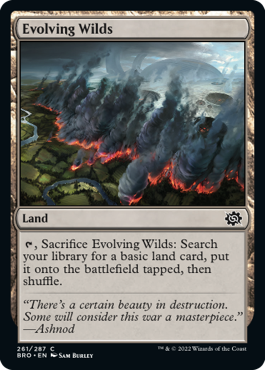 Evolving Wilds - The Brothers' War Spoiler