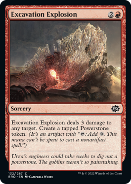 Excavation Explosion - The Brothers' War Spoiler