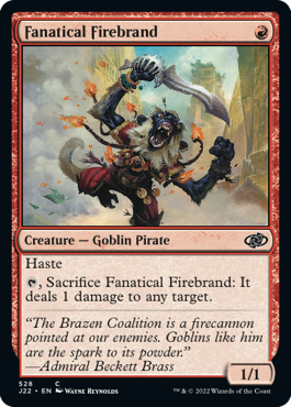 Fanatical Firebrand - Jumpstart 2022 Spoiler