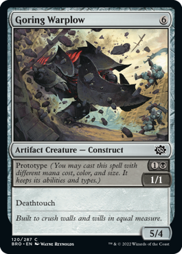 Goring Warplow - The Brothers' War Spoiler