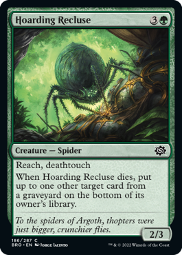 Hoarding Recluse - The Brothers' War Spoiler