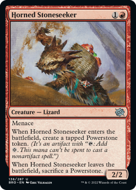 Horned Stoneseeker - The Brothers' War Spoiler