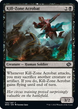 Kill-Zone Acrobat - The Brothers' War Spoiler