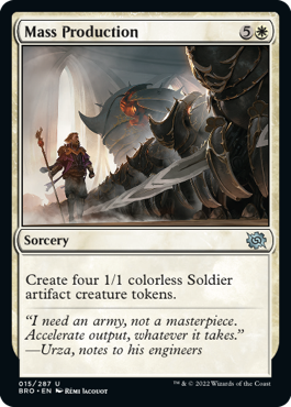 Mass Production - The Brothers' War Spoiler
