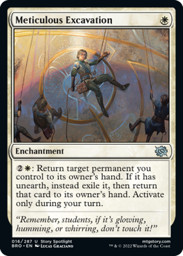 Meticulous Excavation - The Brothers' War Spoiler