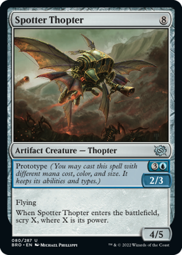 Spotter Thopter - The Brothers' War Spoiler