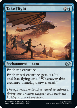 Take Flight - The Brothers' War Spoiler