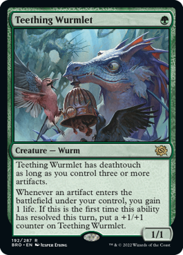 Teething Wurmlet - The Brothers' War Spoiler