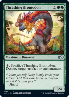 Thrashing Brontodon