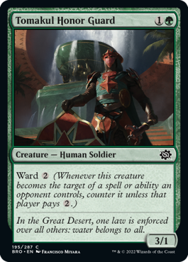 Tomakul Honor Guard - The Brothers' War Spoiler