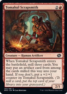 Tomakul Scrapsmith - The Brothers' War Spoiler