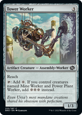 Tower Worker - The Brothers' War Spoiler