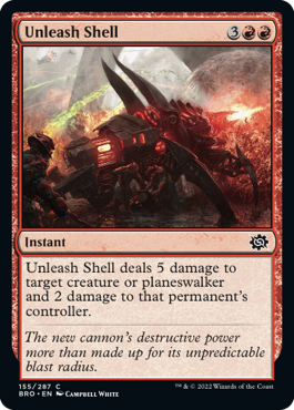 Unleash Shell - The Brothers' War Spoiler