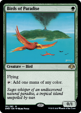 Birds of Paradise - Dominaria Remastered Spoiler