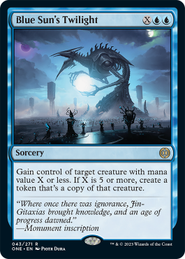 Blue Sun's Twilight - Phyrexia All Will Be One Spoiler