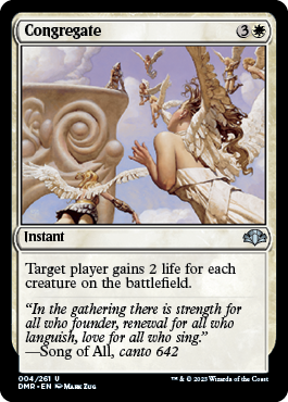 Congregate - Dominaria Remastered Spoiler