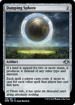 Damping Sphere - Dominaria Remastered Spoiler