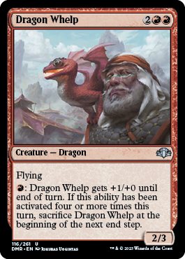 Dragon Whelp - Dominaria Remastered Spoiler