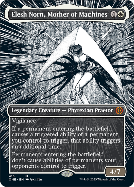Elesh Norn, Mother of Machines (Variant) 2 - Phyrexia All Will Be One Spoiler