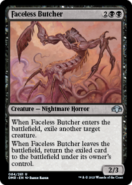 Faceless Butcher - Dominaria Remastered Spoiler