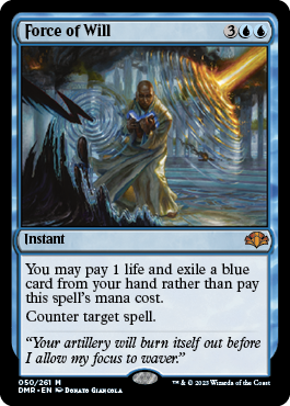 Force of Will - Dominaria Remastered Spoiler