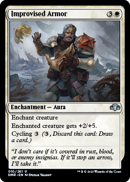 Improvised Armor - Dominaria Remastered Spoiler