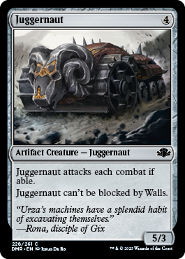 Juggernaut - Dominaria Remastered Spoiler