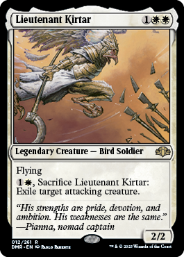 Lieutenant Kirtar - Dominaria Remastered Spoiler