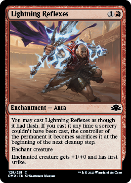 Lightning Reflexes - Dominaria Remastered Spoiler