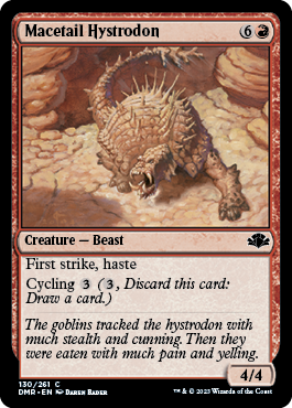 Macetail Hystrodon - Dominaria Remastered Spoiler