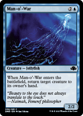 Man-o'-War - Dominaria Remastered Spoiler