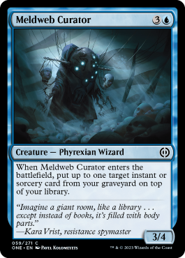 Meldweb Curator - Phyrexia All Will One Spoiler