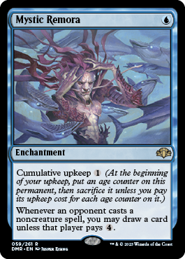 Mystic Remora - Dominaria Remastered Spoiler