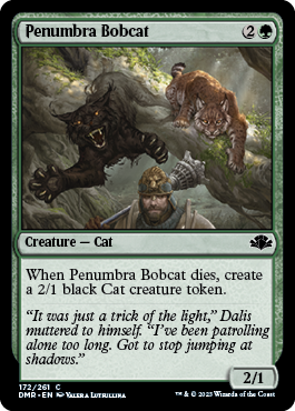 Penumbra Bobcat - Dominaria Remastered Spoiler