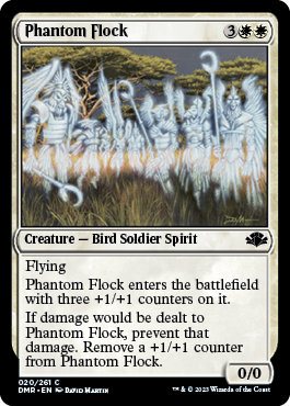 Phantom Flock - Dominaria Remastered Spoiler