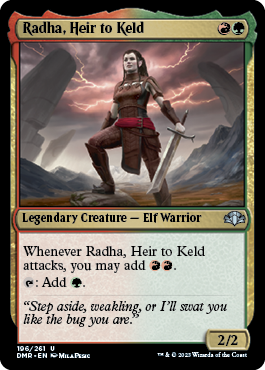 Radha, Heir to Keld - Dominaria Remastered Spoiler