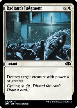 Radiant's Judgment - Dominaria Remastered Spoiler