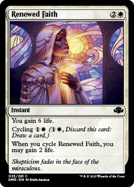 Renewed Faith - Dominaria Remastered Spoiler