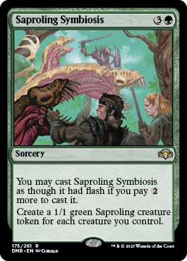 Saproling Symbiosis - Dominaria Remastered Spoiler