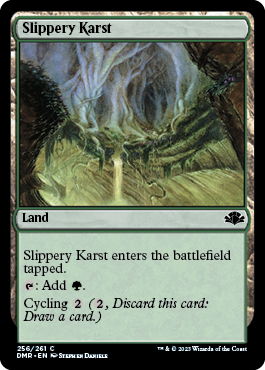 Slippery Karst - Dominaria Remastered Spoiler