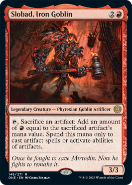 Slobad, Iron Goblin - Phyrexia All Will Be One Spoiler