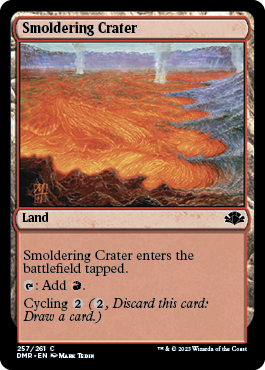 Smoldering Crater - Dominaria Remastered Spoiler