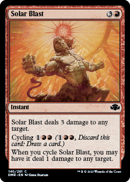 Solar Blast - Dominaria Remastered Spoiler