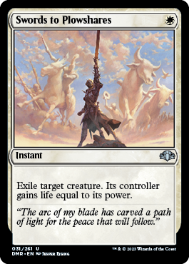 Swords to Plowshares - Dominaria Remastered Spoiler