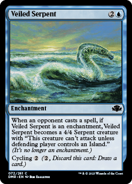 Veiled Serpent - Dominaria Remastered Spoiler