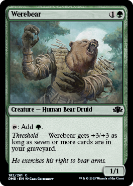 Werebear - Dominaria Remastered Spoiler