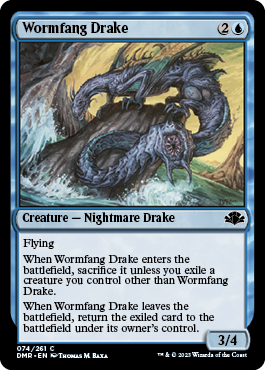Wormfang Drake - Dominaria Remastered Spoiler