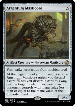 Argentum Masticore - Phyrexia All Will One Spoiler