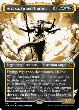 Atraxa, Grand Unifier (Variant) - Phyrexia All Will One Spoiler